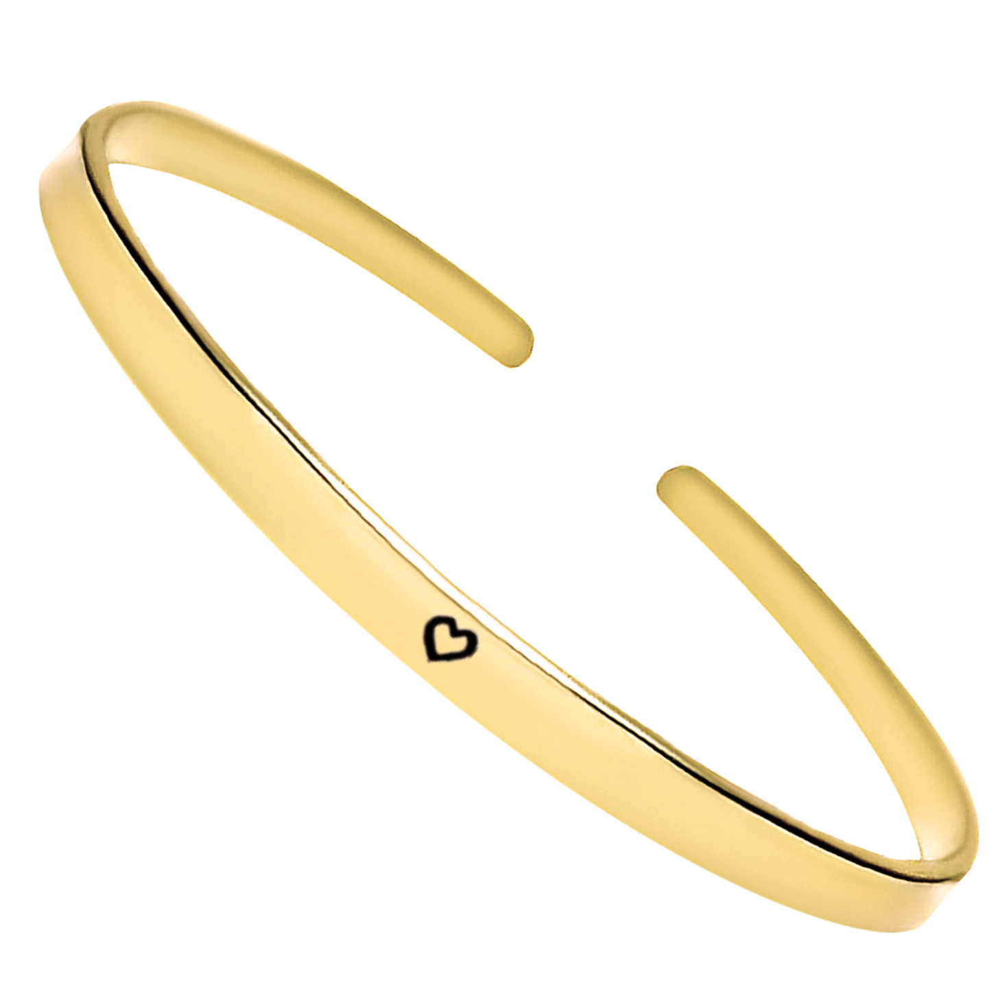 Heart Symbol Engraved Love Bracelet