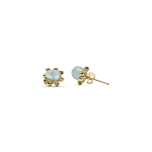 Bel Rondelle Stud Earrings