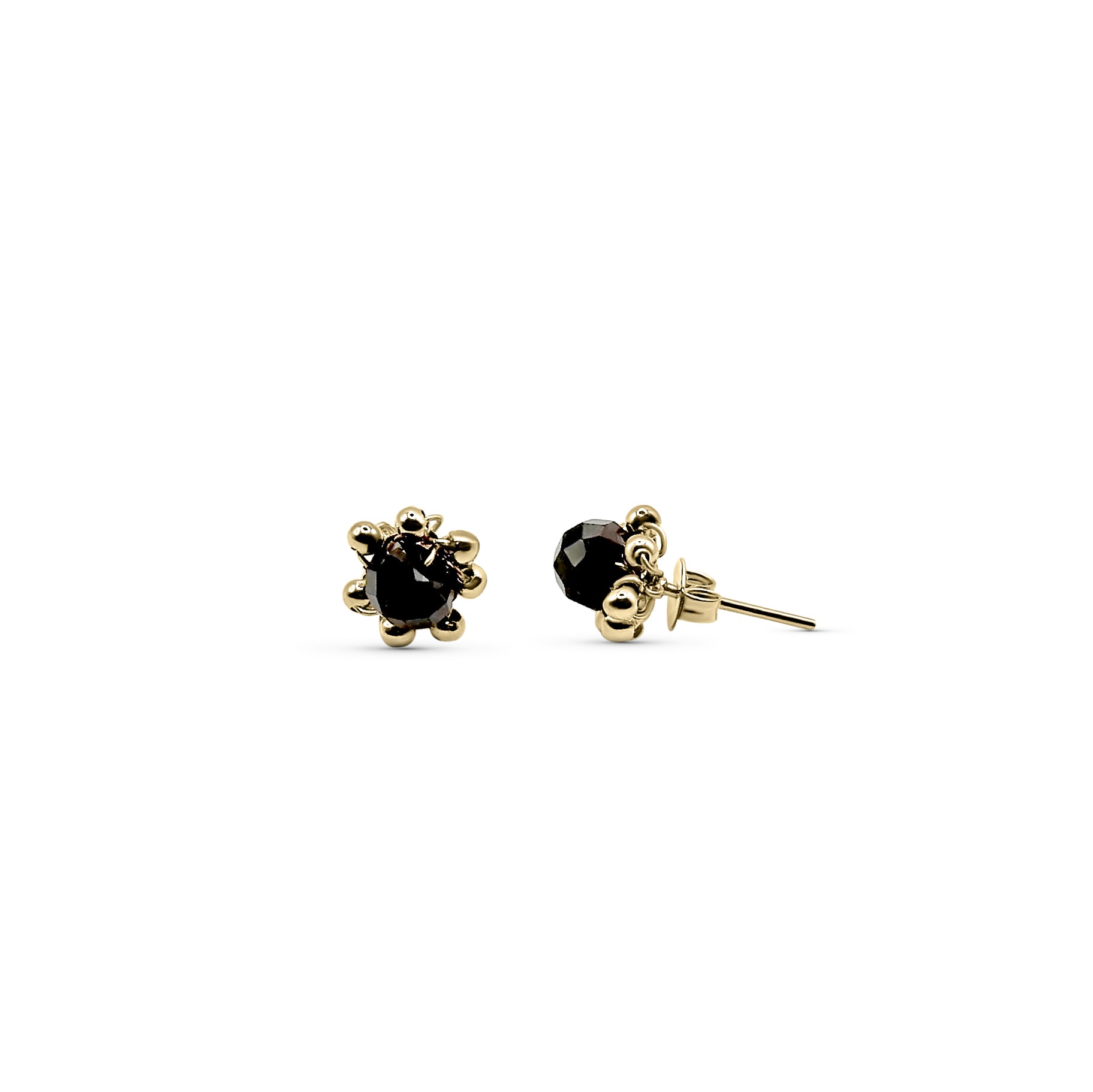 Bel Rondelle Stud Earrings