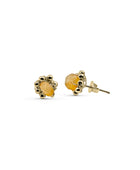 Bel Rondelle Stud Earrings