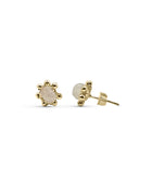 Bel Rondelle Stud Earrings