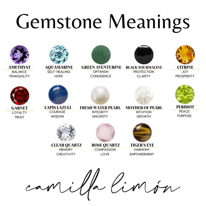 Genuine Gemstone, Mother of Pearl & Freshwater Pearl Necklace