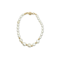 Alpha Pearl Bracelet