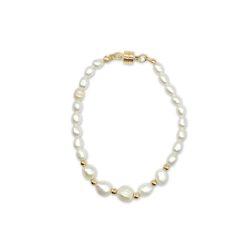 Alpha Pearl Bracelet