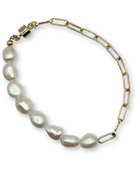 Half Chain Pearl Bracelet