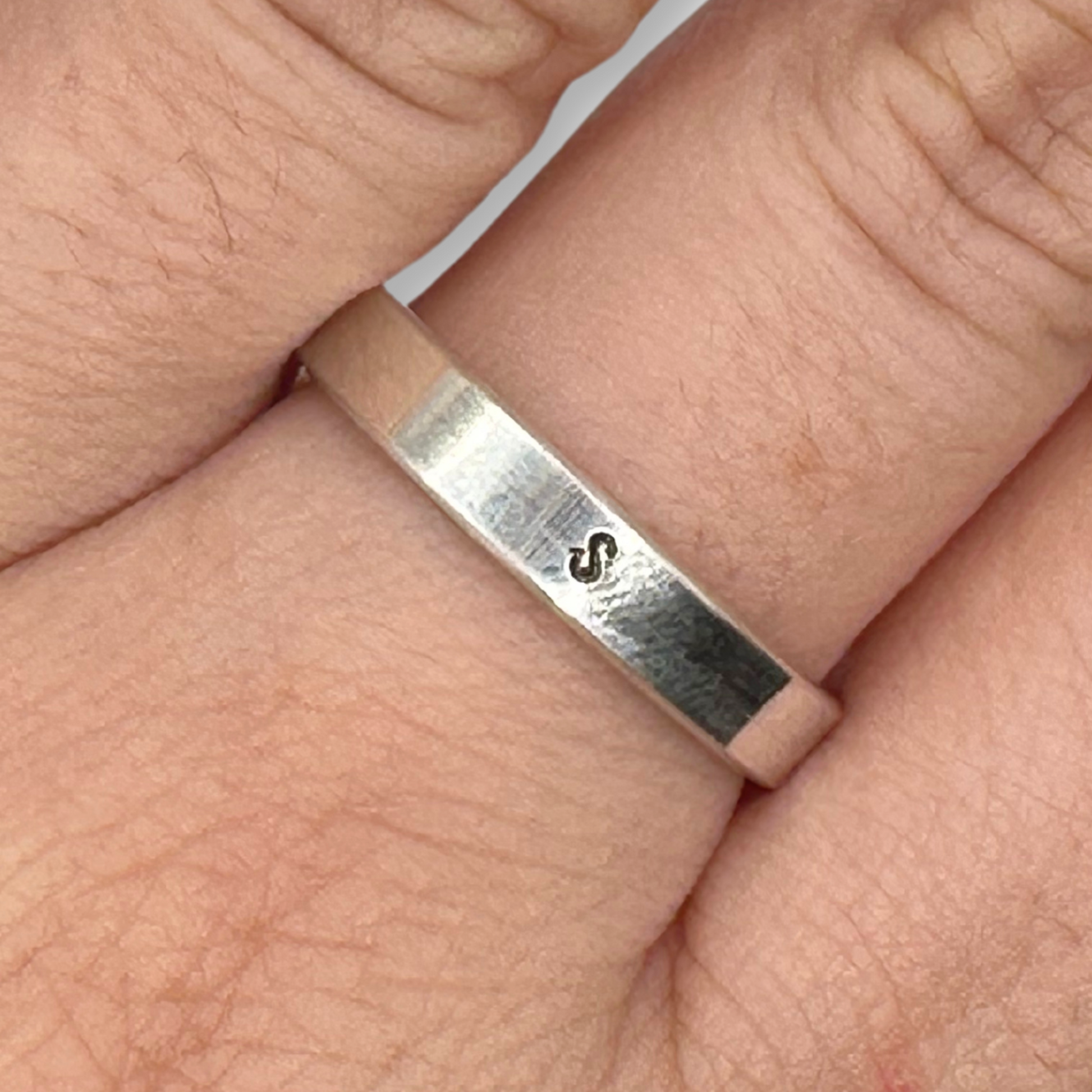 Custom Hand Stamped Ring