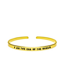 ‘I am the era of woman’ inspirational feminist quote bracelet 