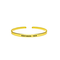 custom quote personalized bracelet