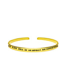 ‘To live will be an awfully big adventure’ wanderlust long journey and adventure quote bracelet
