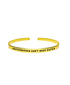 ‘Superheros don’t need capes’ anyone can be a superhero inspirational quote bracelet