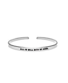 All is well with my soul inspirational quote bracelet 