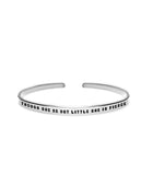 ‘Though she be but little she is fierce’ meaningful feminist quote about strong women and perseverance bracelet