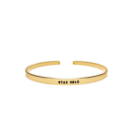 Stay Gold Cuff Bracelet
