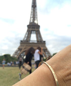gold bracelet paris aesthetic fashion